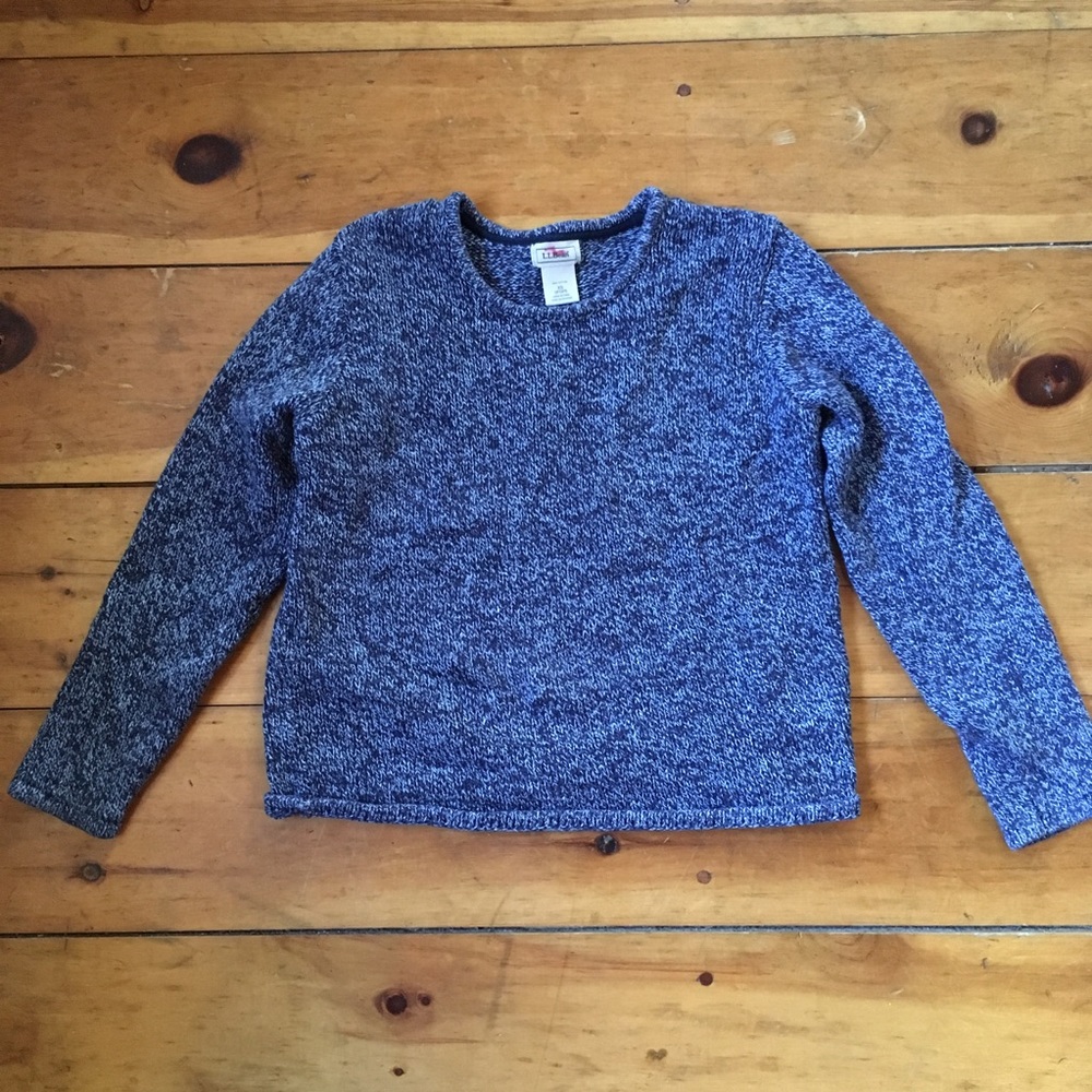 LLBean 90s cropped sweater